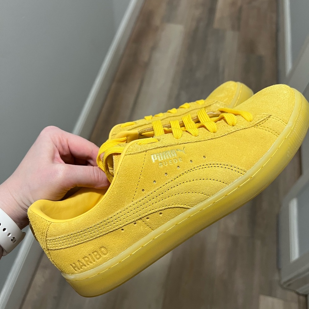 Puma Suede Yellow Sneakers
